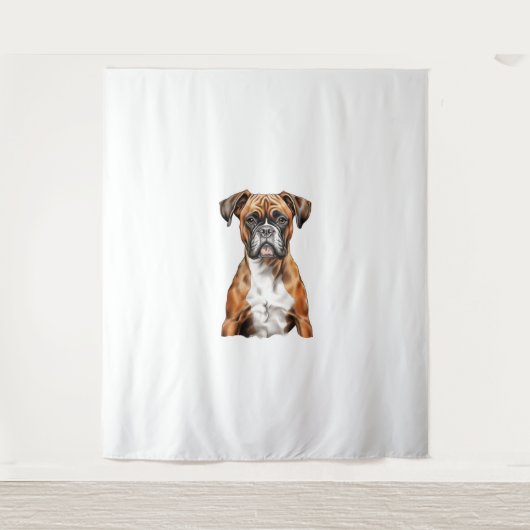 Boxer Buddies Schattige Hondenontwerpen voor Loyal Wandkleed (Voorkant)
