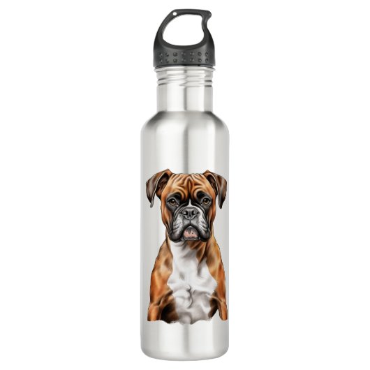 Boxer Buddies Schattige Hondenontwerpen voor Loyal Waterfles (Voorkant)