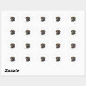 Boxer Buddies Speels Pup Bestand Samenvatting Digi Hart Sticker (Vel)