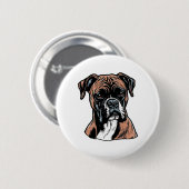 Boxer Buddy Humoristische Beschermende Ronde Button 5,7 Cm (Voorkant /achterkant)