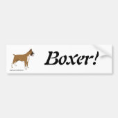 Boxer. Bumpersticker (Voorkant)