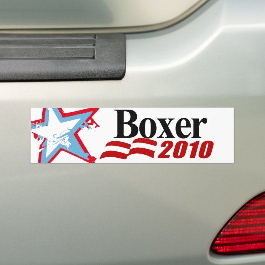 Boxer Bumpersticker (Op auto)