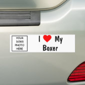 Boxer Bumpersticker (Op auto)