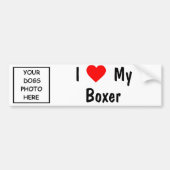 Boxer Bumpersticker (Voorkant)
