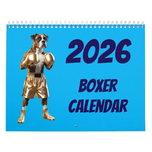 Boxer Calendar Kalender (Hoes)