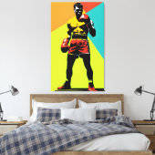 Boxer Canvas Afdruk (Insitu (Slaapkamer))