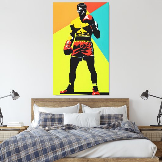 Boxer Canvas Afdruk (Insitu (Slaapkamer))