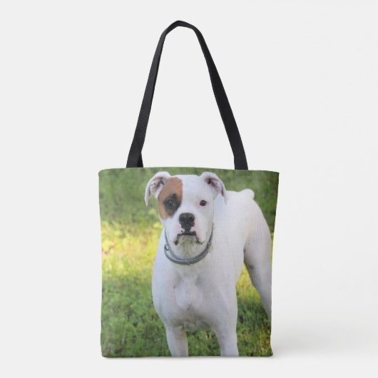 Boxer Canvas tas (Achterkant)