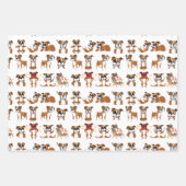 Boxer Cartoon Funny Seamless Inpakpapier Vel (Voorkant 2)