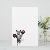 Boxer Cat Briefpapier (Staand voorkant)