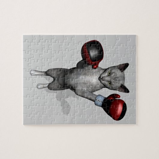 Boxer Cat Legpuzzel (Horizontaal)