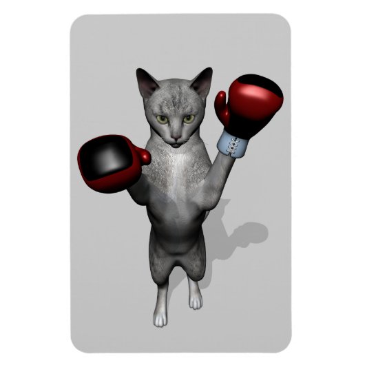 Boxer Cat Magneet (Verticaal)