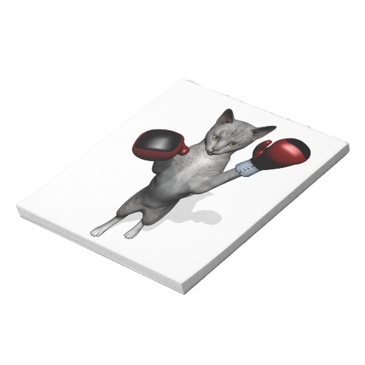 Boxer Cat Notitieblok (Linkerzijde)