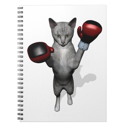 Boxer Cat Notitieboek (Voorkant)