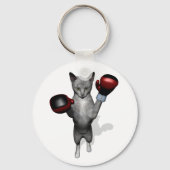 Boxer Cat Sleutelhanger (Voorkant)