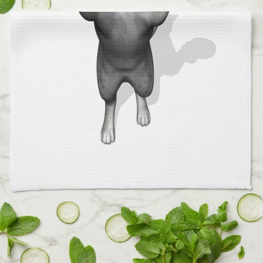 Boxer Cat Theedoek (Gevouwen)