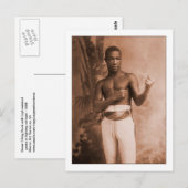 Boxer Ching Hook  Mannelijke Foto Briefkaart (Voorkant / Achterkant)