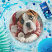   Boxer Christmas  Paper Plate Papieren Bordje (Feest)
