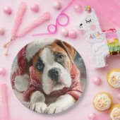   Boxer Christmas  Paper Plate Papieren Bordje (Feest)