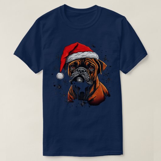 Boxer Christmas T-shirt (Design voorkant)