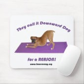 Boxer Crazy Mousepad - Yoga Muismat (Met muis)