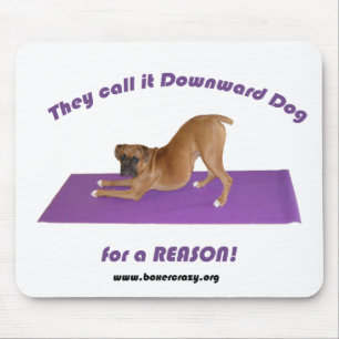 Boxer Crazy Mousepad - Yoga Muismat