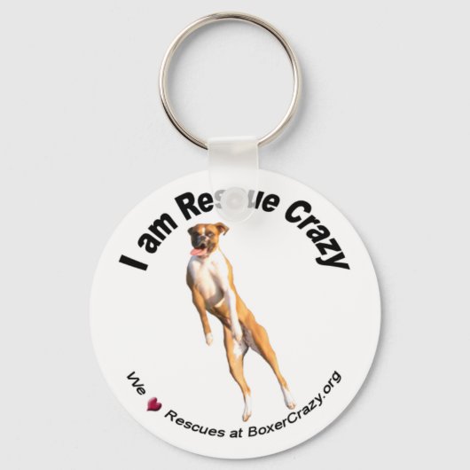 Boxer Crazy Sleutelhanger - Redding (Voorkant)