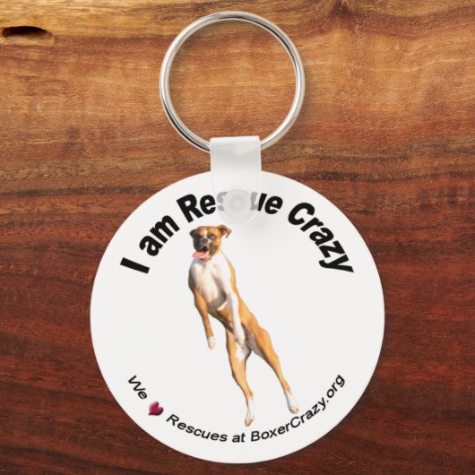 Boxer Crazy Sleutelhanger - Redding (Voorkant)