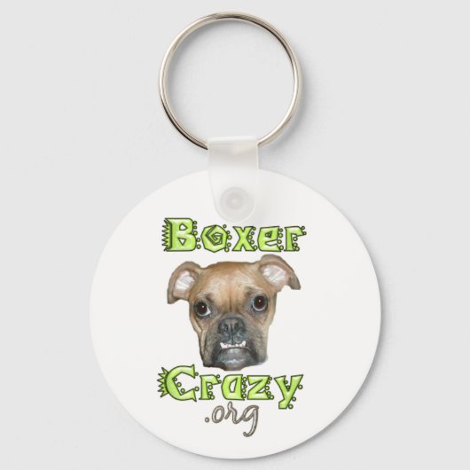 Boxer Crazy Sleutelhanger - Smile (Voorkant)