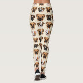 Boxer Cute Dog Lover Pattern Leggings (Achterkant)