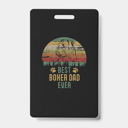 Boxer dad badge (Voorzijde)