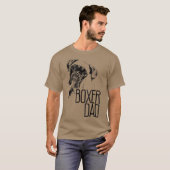 BOXER DAD DOG FACE T HONDENLIEFHEBBERS BOXER DAD G T-SHIRT (Voorkant volledig)