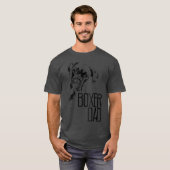 BOXER DAD DOG FACE T HONDENLIEFHEBBERS BOXER DAD G T-SHIRT (Voorkant volledig)