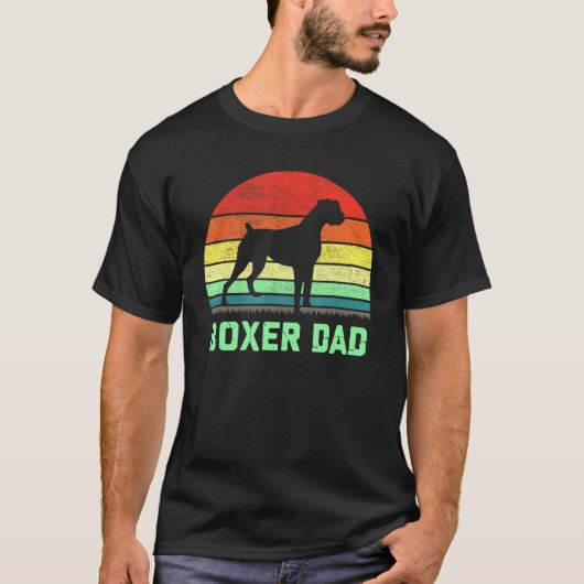 Boxer Dad Dog T-shirt (Voorkant)