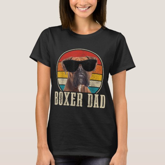 Boxer Dad Funny Boxer Dog Owner T-shirt (Voorkant)