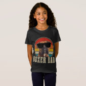 Boxer Dad  Funny Boxer Dog Owner T-shirt (Voorkant volledig)