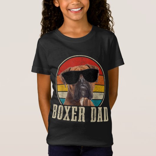 Boxer Dad  Funny Boxer Dog Owner T-shirt (Voorkant)
