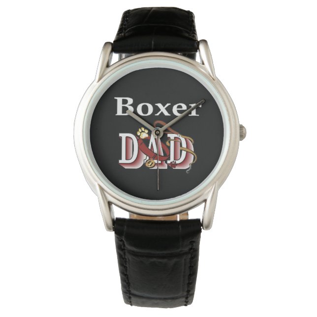 Boxer Dad Gifts Horloge (Voorkant)