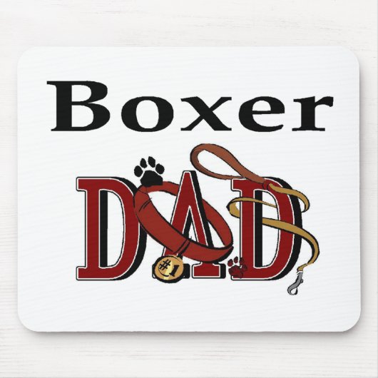 Boxer Dad Gifts Muismat (Voorkant)