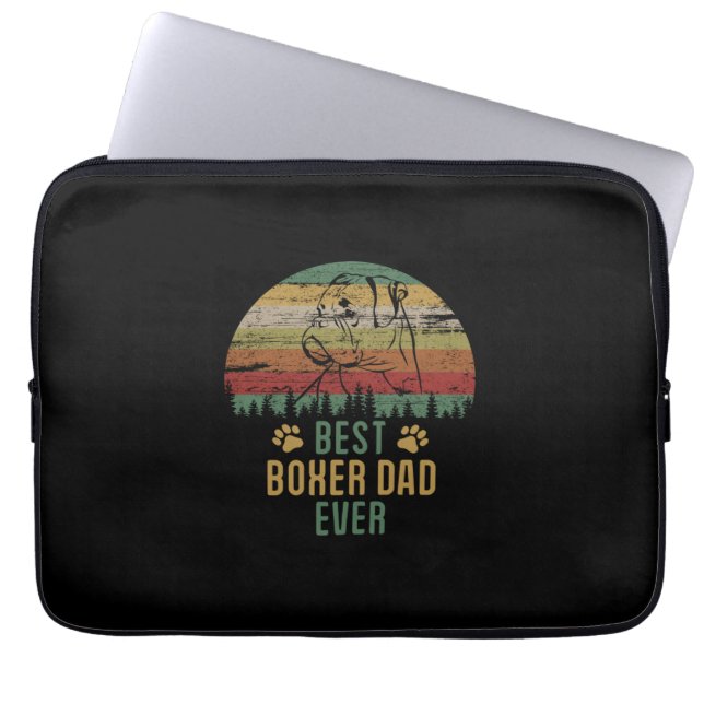 Boxer dad laptop sleeve (Voorkant)
