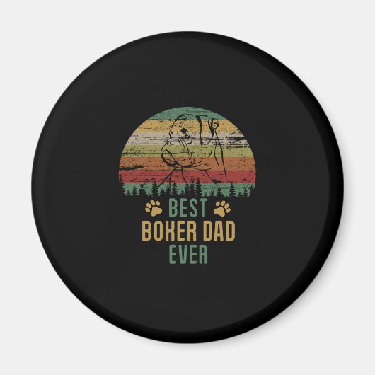 Boxer dad magneet (Voorkant)