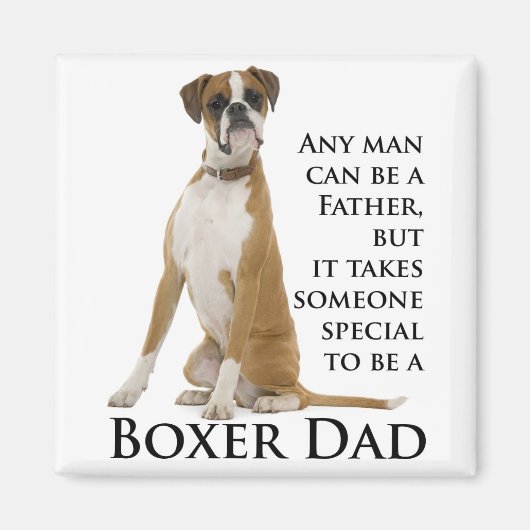 Boxer Dad Magnet (Voorkant)
