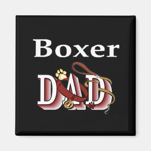 boxer dad Magnet (Voorkant)