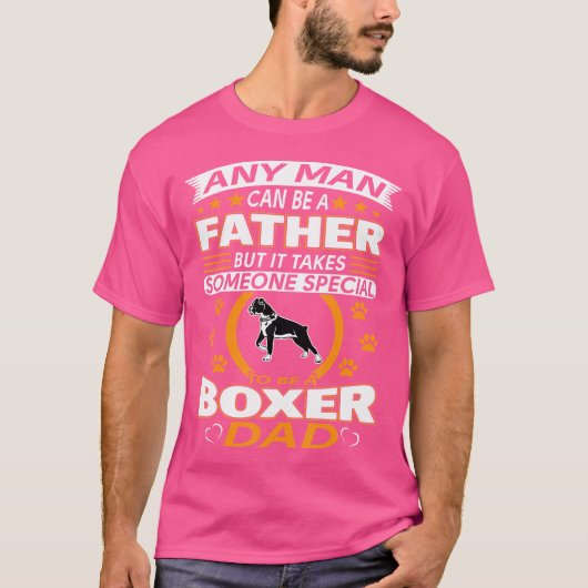 Boxer Dad T Shirt Vaderdag Beste cadeau voor Boxer (Voorkant)