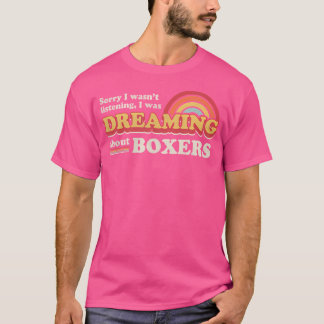 Boxer Design droomt over boksers T-shirt