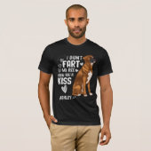 Boxer Didnt Fart Kiss Dog T-shirt (Voorkant volledig)