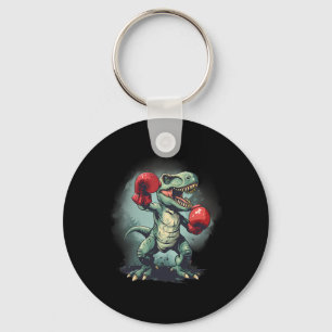 Boxer Dinosaur Boxing Dino Kickboksen T-rex Boksen Sleutelhanger