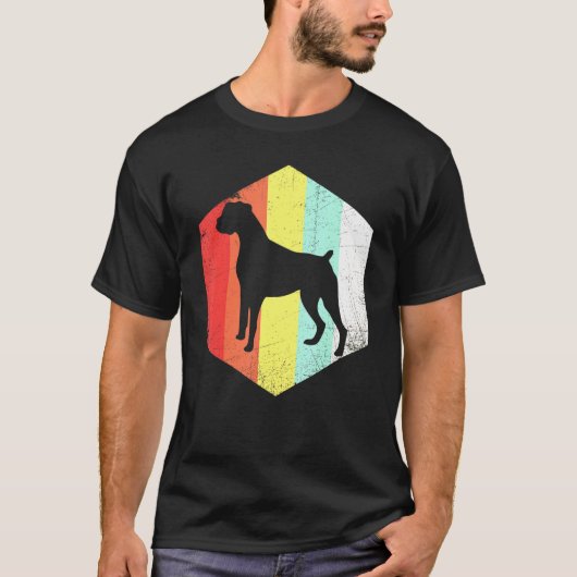 Boxer Distress Dog T-shirt (Voorkant)