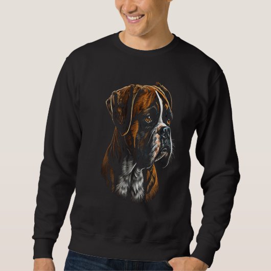 Boxer Dog 27 Trui (Voorkant)