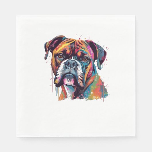 Boxer Dog 2 Servet (Voorkant)